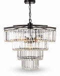 Moderene kristallen hanglamp met driedelige lagen